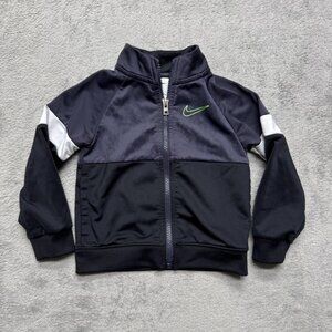 Nike Full Zip‎ Track Jacket Boys Size 24M Black